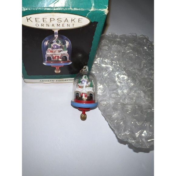 Round The Mountain`1993`Miniature-Turn Knob 2 See Train Travel,Hallmark Ornament - Picture 2 of 2